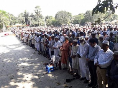 চাঁপাইনবাবগঞ্জের ডিসির জানাজা