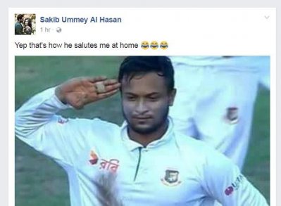 সাকিবের স্ত্রী শিশিরের স্ট্যাটাস