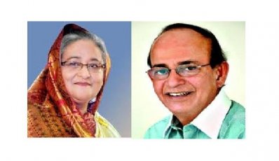 প্রধানমন্ত্রী শেখ হাসিনা ও আনোয়ার হোসেন মঞ্জু