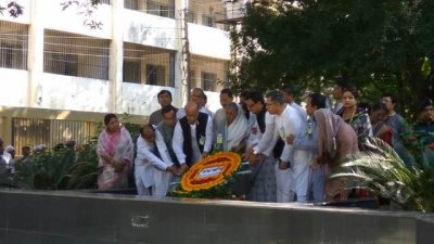 পুরনো কারাগারে বঙ্গবন্ধু ও জাতীয় চার নেতার প্রতি শ্রদ্ধা