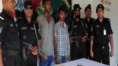 মৌলভীবাজারে আগ্নেয়াস্ত্রসহ আটক ২