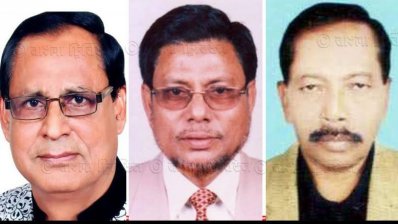 আনোয়ার হোসেন, মজিবর রহমান ও এম এ রশিদ