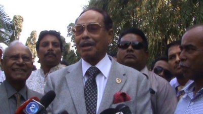 রংপুরে এইচএম এরশাদ