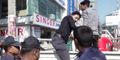 রংপুরে ছাত্রদলের মিছিল, দুই নেতা আটক