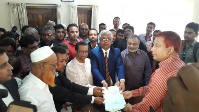 নাসিক নির্বাচনে মনোনয়নপত্র তুললেন বিএনপি প্রার্থী অ্যাডভোকেট সাখাওয়াত
