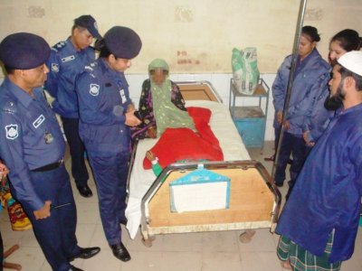ধর্ষণের শিকার শিশুকে বৃহস্পতিবার দেখতে যান পুলিশ সুপার শামসুন্নাহার