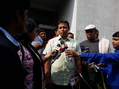 সাংবাদিকদের সঙ্গে ডা. সোহেল মাহমুদ