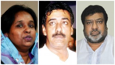 আইভী, শামীম ও সেলিম ওসমান