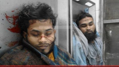 মারজান (বায়ে) ও সাদ্দাম