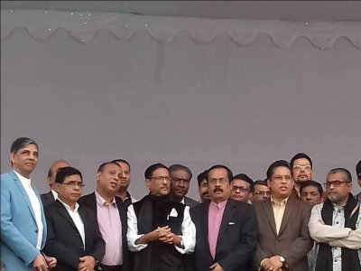 সোমবার সোহরাওয়ার্দী উদ্যানে ওবায়দুল কাদেরসহ দলীয় নেতারা