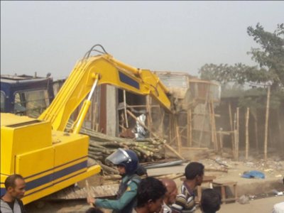রাজধানীর কালশী এলাকায় গৃহায়ণ ও গণপূর্ত অধিদফতরের উচ্ছেদ অভিযান-৩
