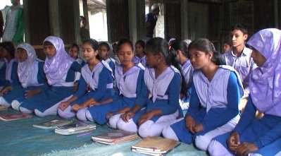 অগ্নিকাণ্ডের পরও পাঠদান চলছে সেই স্কুলে