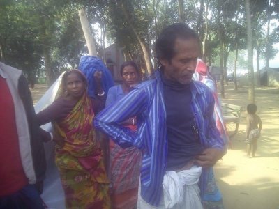 গোবিন্দগঞ্জে সাঁওতাল পল্লী