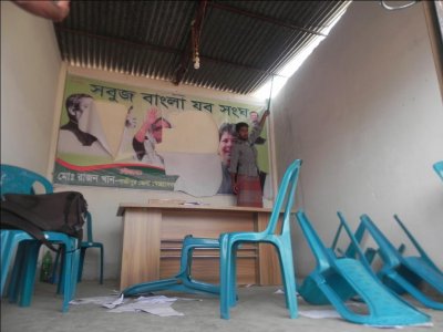 গাজীপুরে অফিস ভাঙচুর
