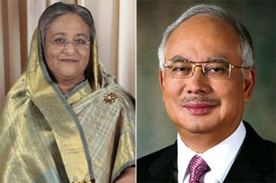 শেখ হাসিনা ও নাজিব রাজাক