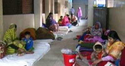 দিনাজপুরে শীতজনিত রোগে আক্রান্ত শিশুরা