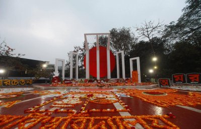 বাংলাদেশিদের কাছে একুশের চেতনা বিশেষ গুরুত্ব বহন করে (ছবি: নাসিরুল ইসলাম)