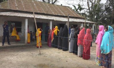 কিশোরগঞ্জে শান্তিপূর্ণভাবে ভোটগ্রহণ চলছে