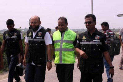 ঘটনাস্থলে ক্রাইম সিন