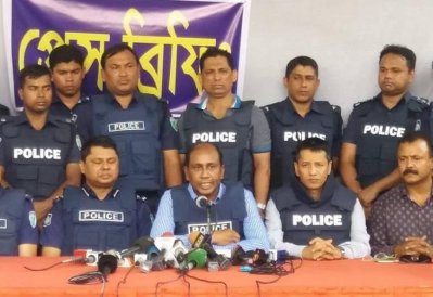 বক্তব্য রাখছেন সিটিটিসি প্রধান মনিরুল ইসলাম
