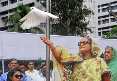 কবুতর উড়িয়ে কৃষিবিদ মহাসম্মেলন উদ্বোধন করেন প্রধানমন্ত্রী, ছবি- ফোকাসবাংলা
