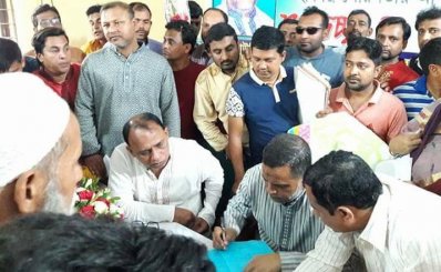 নিজ কার্যালয়ে ফিরেছেন হবিগঞ্জ পৌরসভার মেয়র জি কে গউছ