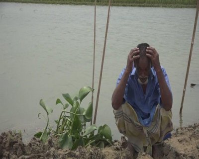কিশোরগঞ্জে সাতশ কোটি টাকার ধান পানির নিচে