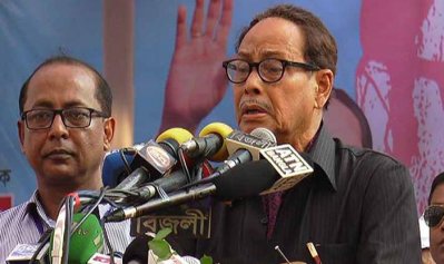 নরসিংদীতে জাতীয় পার্টির চেয়ারম্যান হুসাইন মোহাম্মদ এরশাদ
