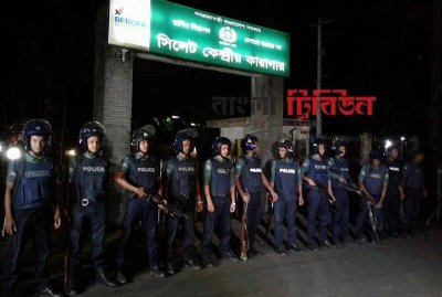 সিলেট কেন্দ্রীয় কারাগারে জোরদার করা হয়েছে কারাগারের নিরাপত্তা