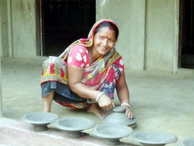 পহেলা বৈশাখ সামনে রেখে ব্যস্ত হবিগঞ্জের মৃৎ শিল্পীরা