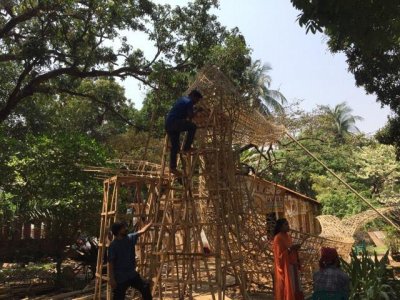 চারুকলায় বর্ষবরণের প্রস্তুতি