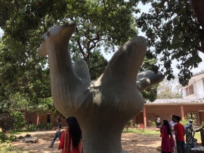 চারুকলায় বর্ষবরণের প্রস্তুতি-১