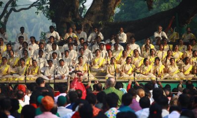 রমনা বটমূলে ছায়ানটের বর্ষবরণ অনুষ্ঠান