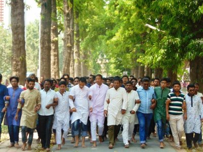 রাবির স্মৃতিফলকে বঙ্গবন্ধুকে অবমাননার অভিযোগ ছাত্রলীগের