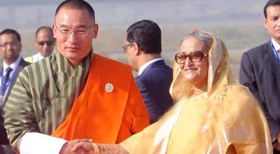 প্রধানমন্ত্রী শেখ হাসিনাকে শুভেচ্ছা জানান ভুটানের প্রধানমন্ত্রী শেরিং টোবগে