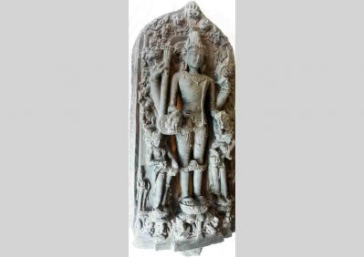বগুড়ায় ৩৪ কেজি ওজনের কষ্টি পাথরের বিষ্ণুমূর্তি উদ্ধার