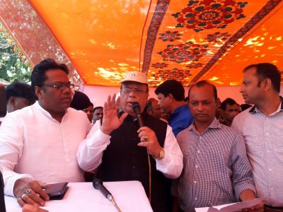 সুনামগঞ্জে স্বাস্থ্যমন্ত্রী