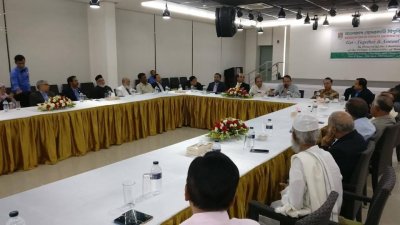 রবিবার ঢাকা ক্লাবে বাংলাদেশ বেসরকারি বিশ্ববিদ্যালয় সমিতির ট্রাস্টি বোর্ডের প্রতিনিধিদের বৈঠক অনুষ্ঠিত হয়