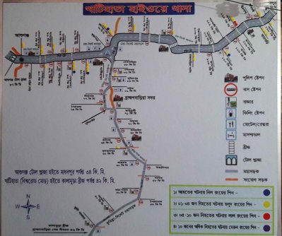 ব্রাহ্মণবাড়িয়ায় মহাসড়কের ৭৬ কিলোমিটার ঝুঁকিপূর্ণ