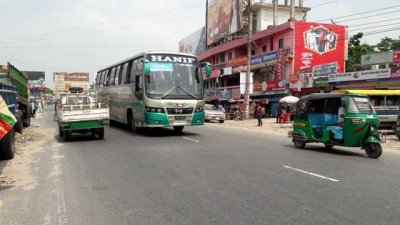 ব্রাহ্মণবাড়িয়ায় ৭৬ কিলোমিটার রাস্তা ঝুঁকিপূর্ণ