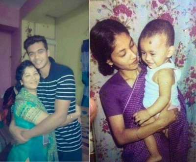 মায়ের সঙ্গে বড়বেলা ও ছোটবেলার তাসকিন