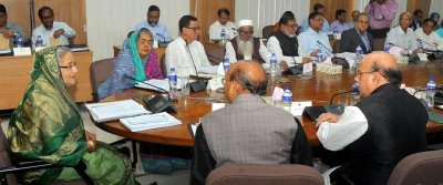 মন্ত্রিপরিষদের বৈঠকে প্রধানমন্ত্রী, ছবি- ফোকাস বাংলা