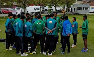 ক্লনটার্ফ ক্রিকেট গ্রাউন্ডে বাংলাদেশ দলের অনুশীলন