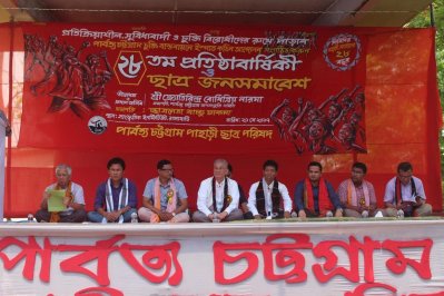 সুবিধাবাদীদের ষড়যন্ত্রে পাহাড়িদের অস্তিত্ব হুমকির মুখে: সন্তু লারমা
