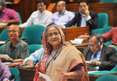 সংসদ অধিবেশনে প্রধানমন্ত্রী