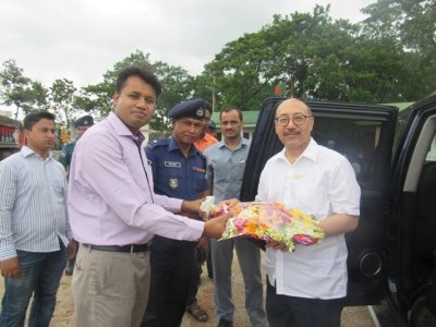 আখাউড়ায় ভারতীয় হাইকমিশনার