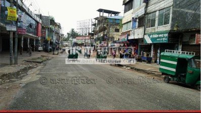 রাঙামাটিতে আধাবেলা অবরোধ চলছে