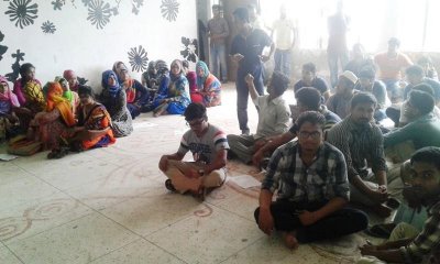 শিক্ষার্থীকে বহিষ্কারের প্রতিবাদে নোবিপ্রবিতে অবস্থান ধর্মঘট