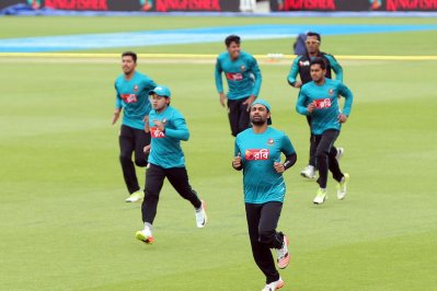 অনুশীলনে বাংলাদেশ দল
