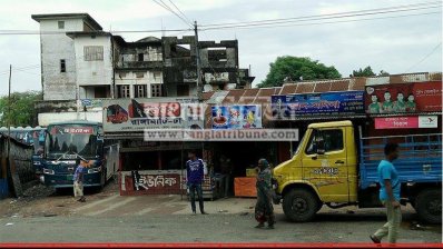 রাঙামাটিতে আধাবেলা অবরোধ চলছে